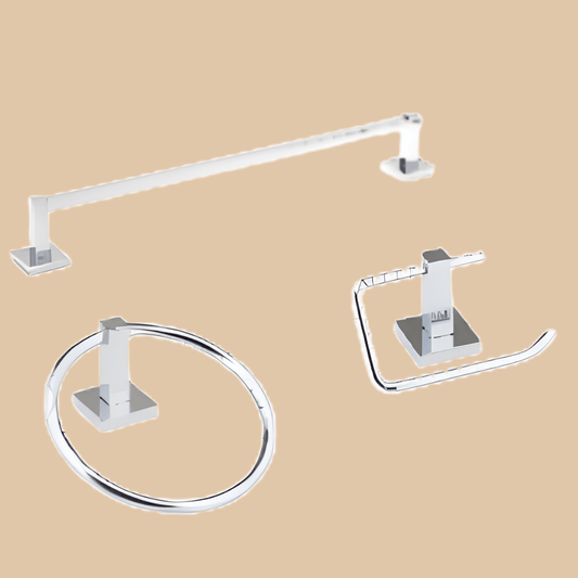 Bathroom Hardware Set 3 Chrome Finish V1 - COLO