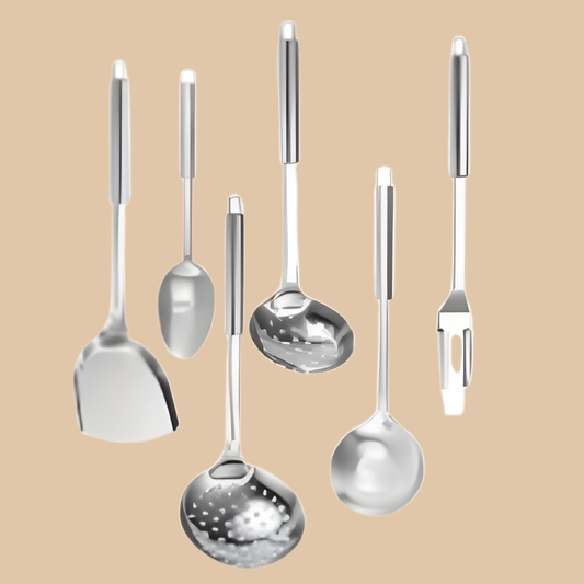 Stainless Steel Kitchen Utensils Set 6pcs