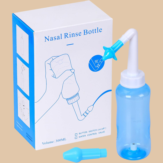 Neti Pot Nasal Rinse Bottle 300ml Blue
