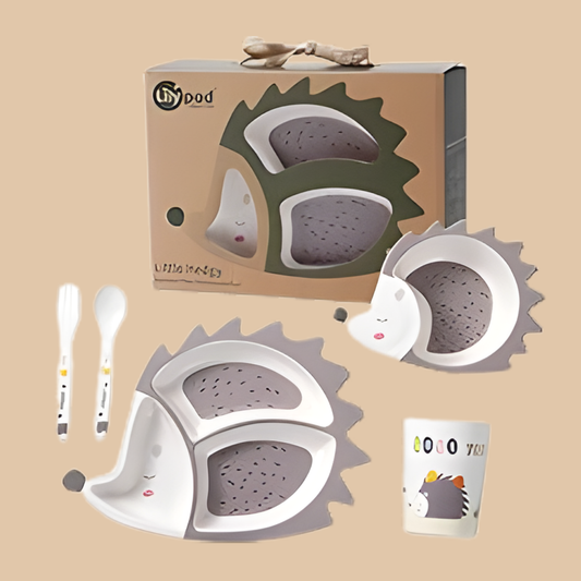 Kids Dinnerware Set (Little Hedgy Hedgehog)
