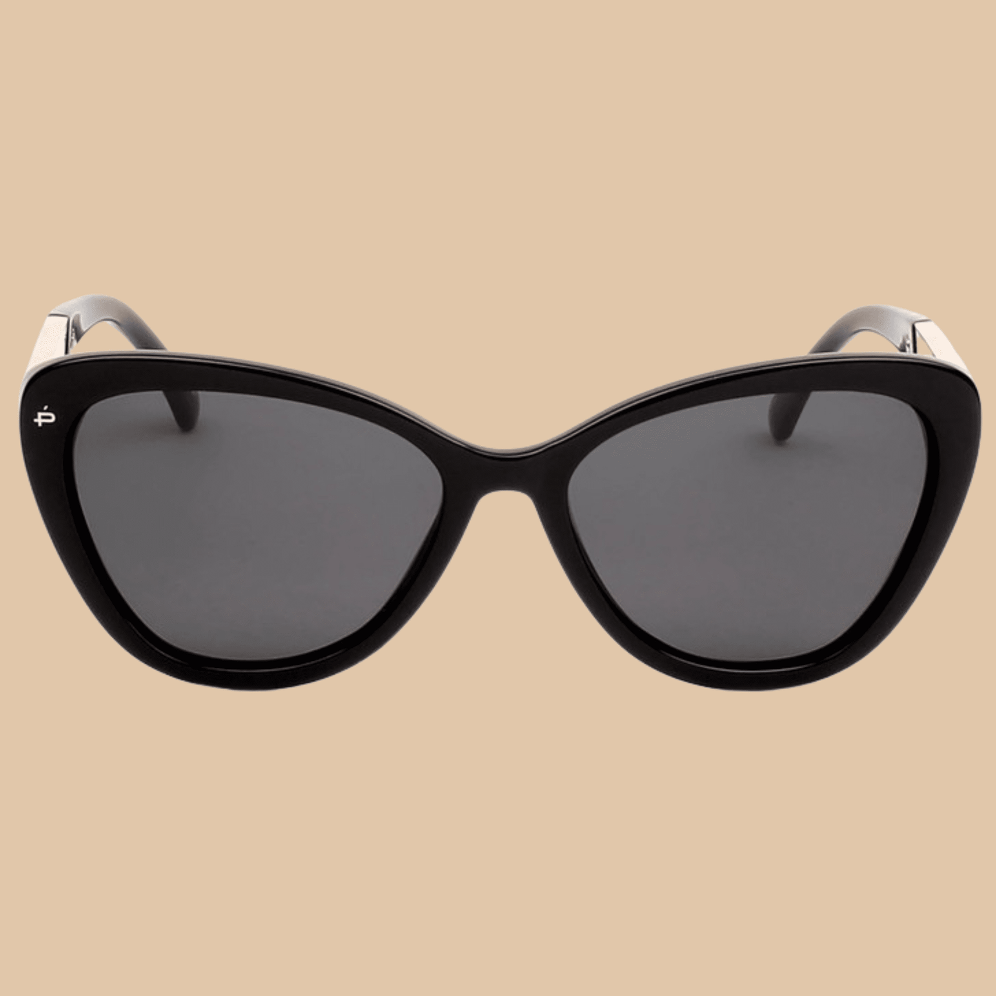 PRIVE REVAUX The Hepburn Black Polarized Sunglasses - COLO