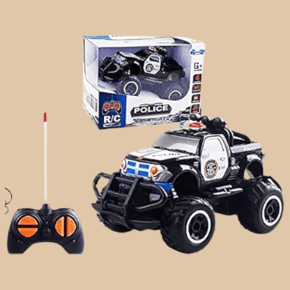 HST RC MINI BEACH MOTORCYCLE POLICE, Remote Control Race Car COLOR WHITE AND BLACK - COLO
