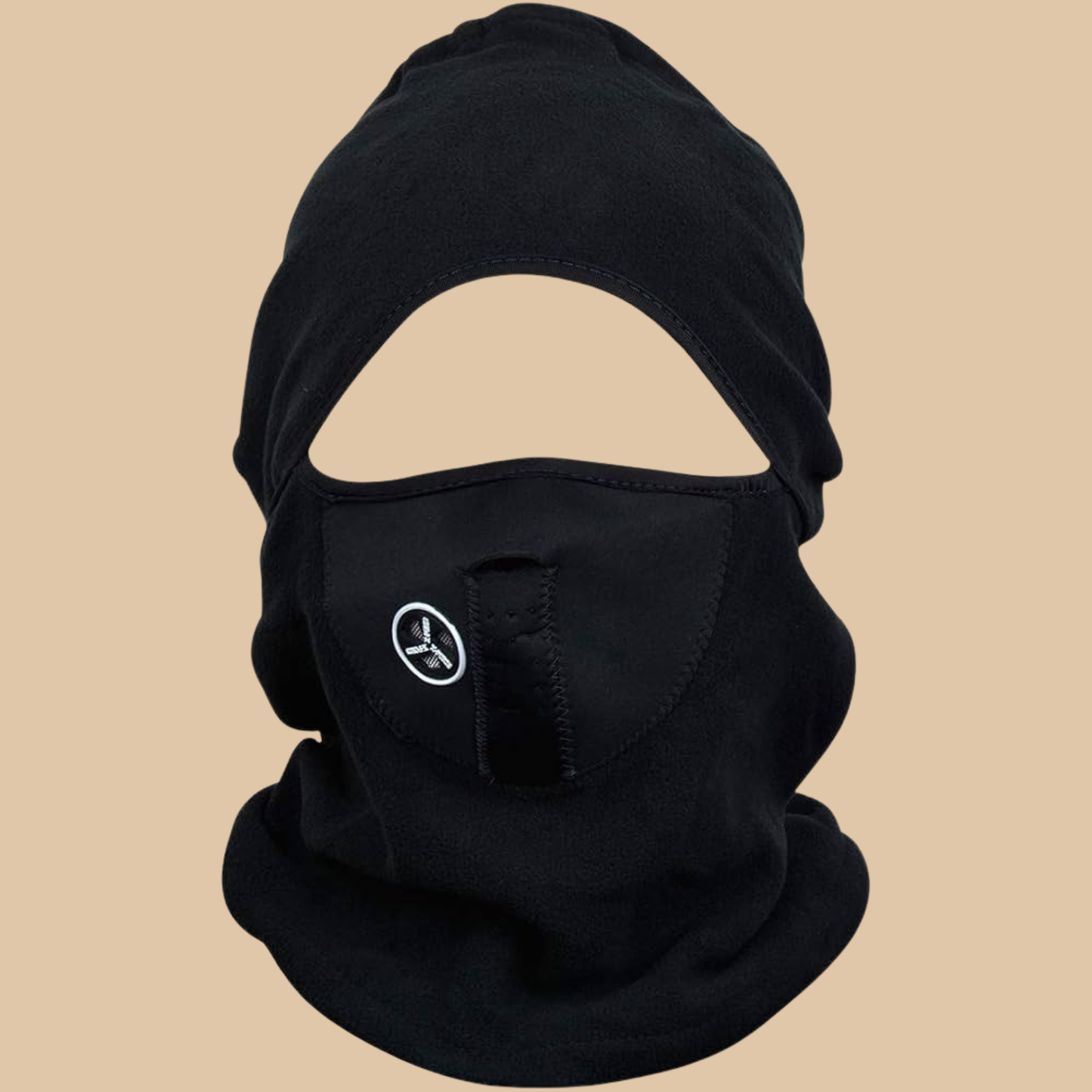 Winter Windproof Neoprene Full Face Mask Black
