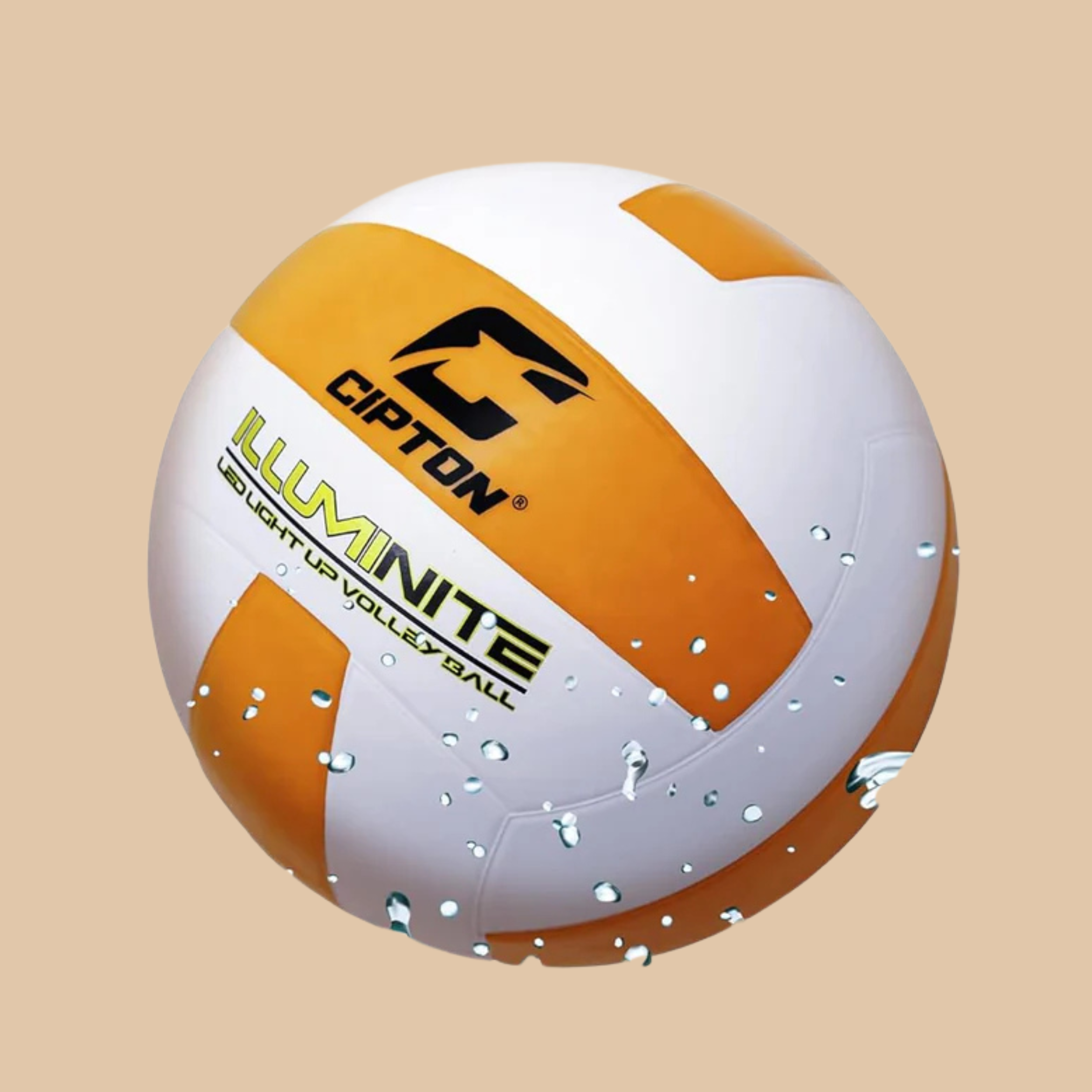 Cipton LED Light-Up Volleyball | Indoor & Outdoor Night Play