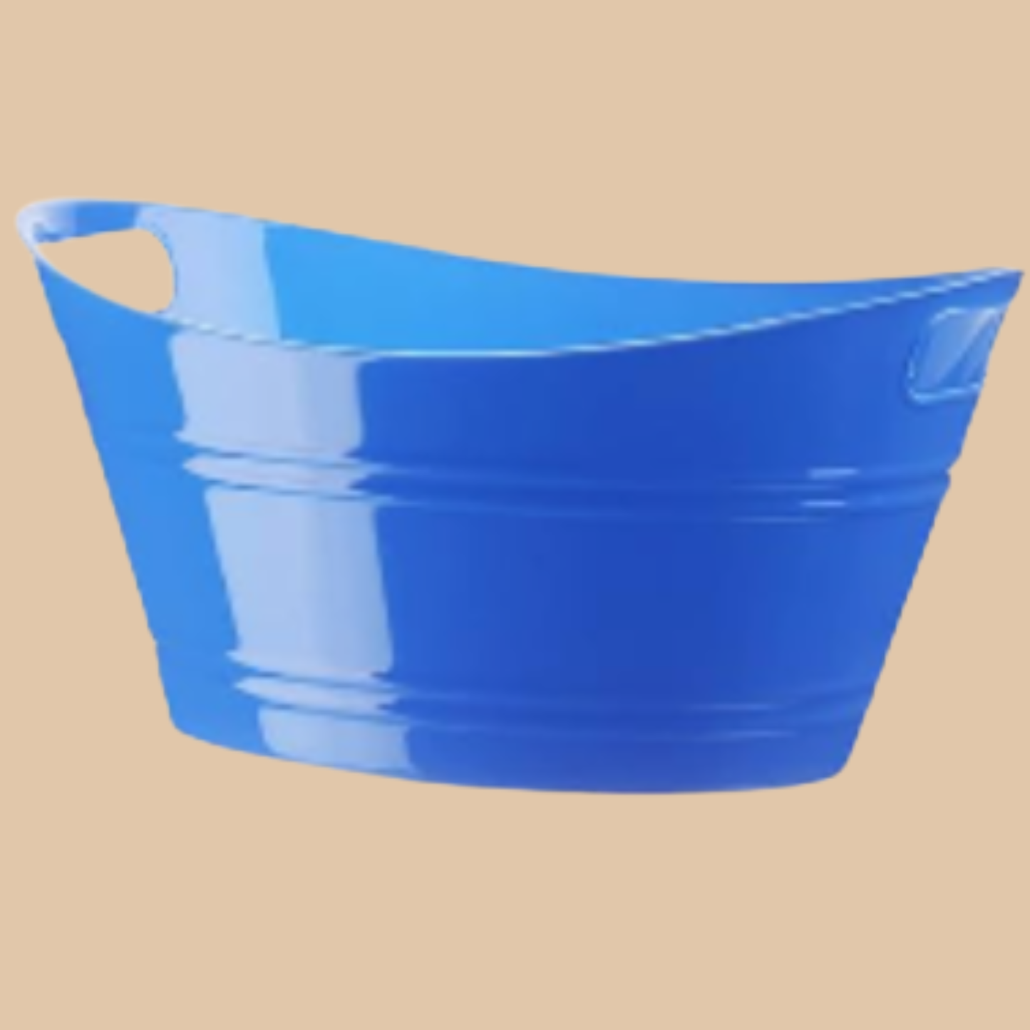 Oval Tub with Handle Blue - Extra Large