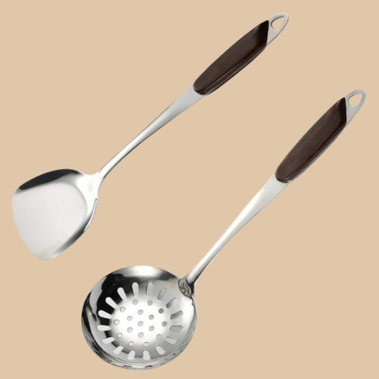 Stainless Steel Kitchen Tools Set Colander Spatula