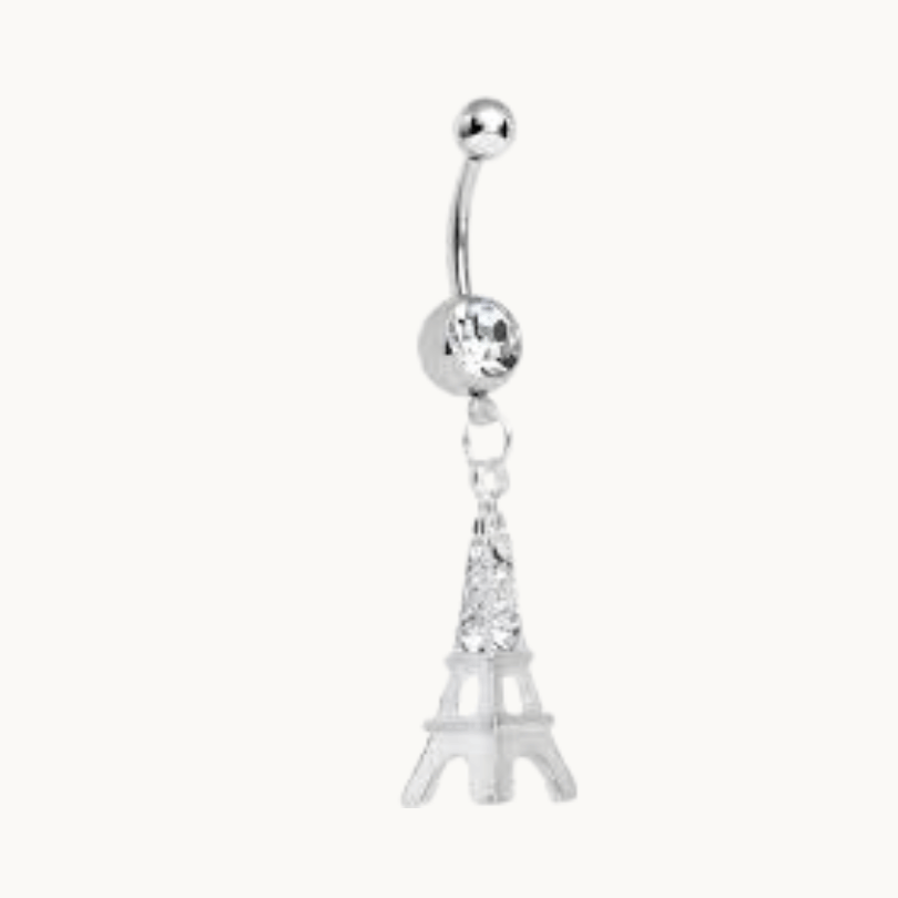 Eiffel Tower Belly Button Ring – Surgical Steel