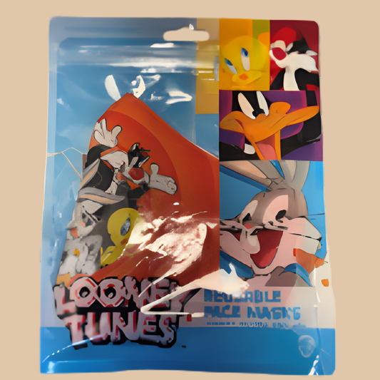 Adults Looney Tunes Orange Reusable Face Mask