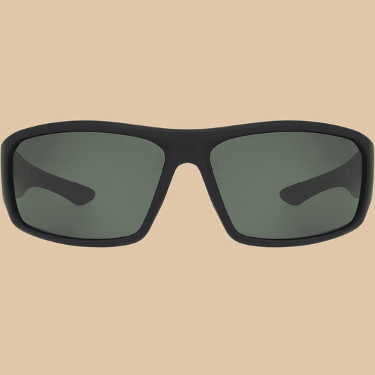 DOCKERS Men’s Gavin Polarized Wrap Sunglasses – Black 57mm - COLO