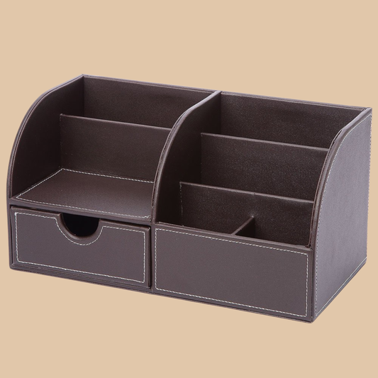 Office Desk Organizer Brown