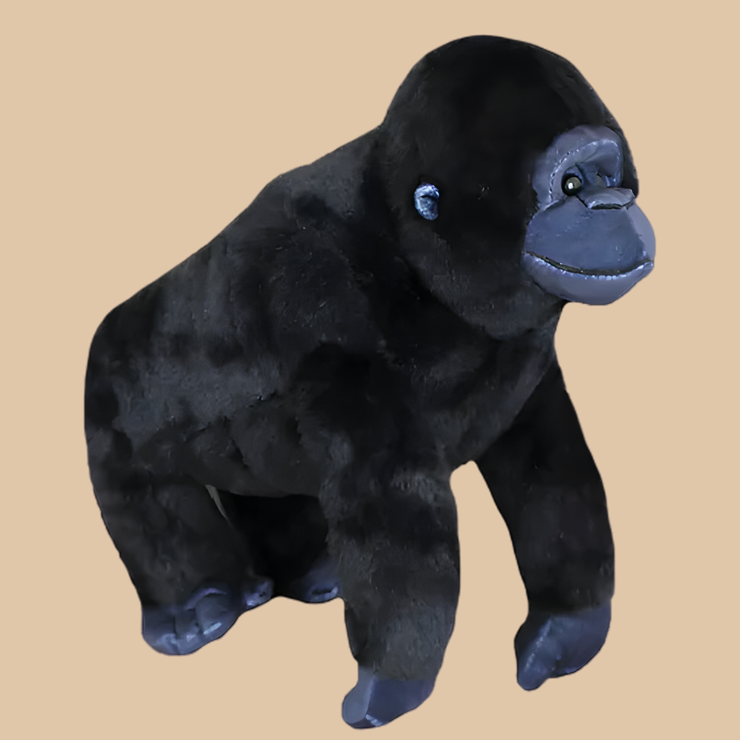 Black Gorilla Plush Toy – Soft Large Monkey Stuffed Animal (14"–18")