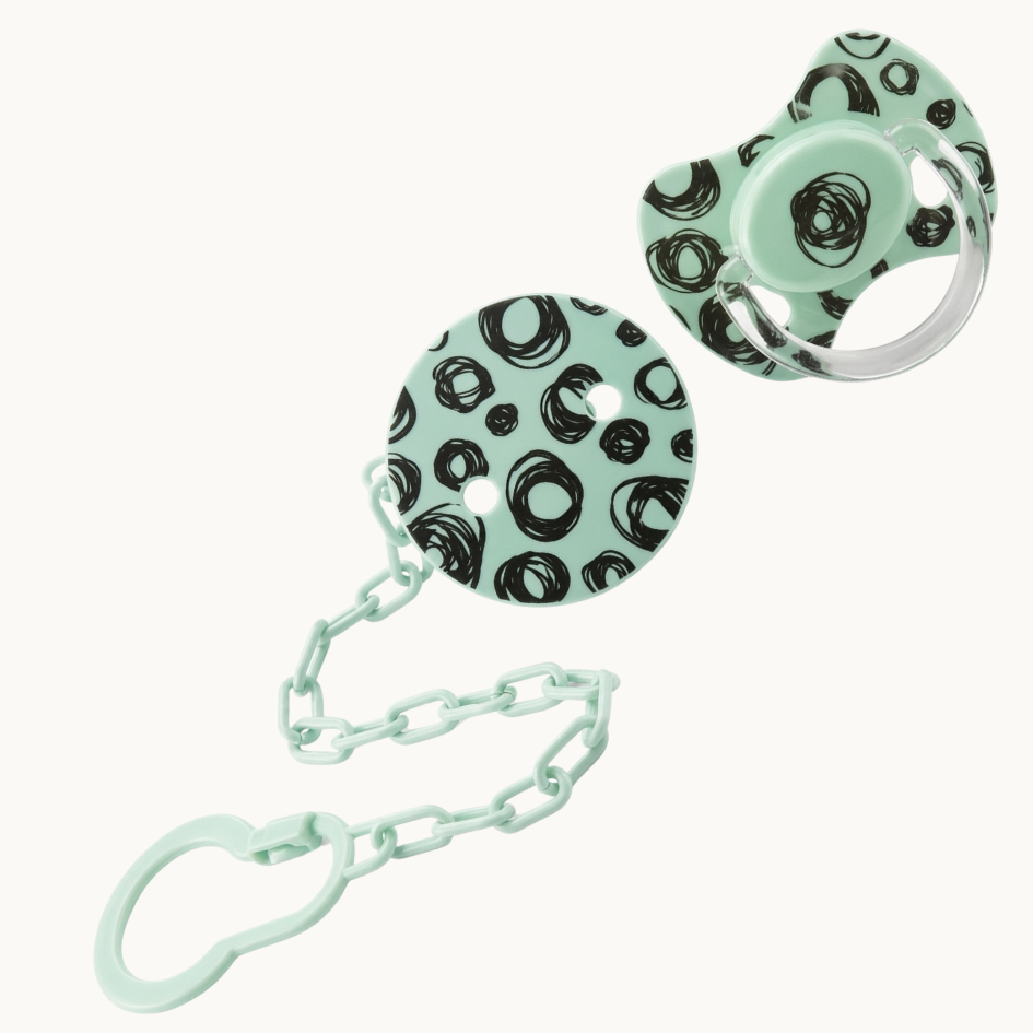 Baby Pacifier with Clip – Size S (3+ Months) KD88806