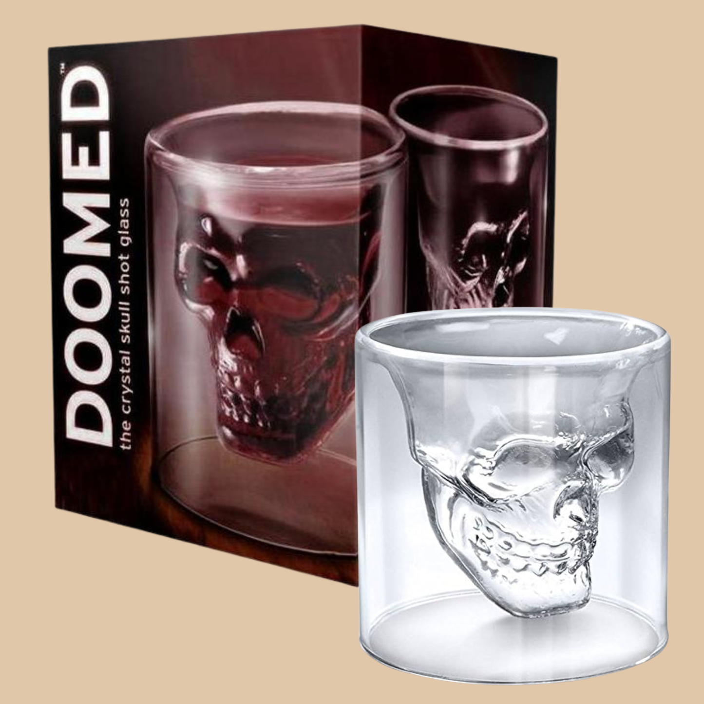 The Crystal Skull Shot Glass – DOOMED