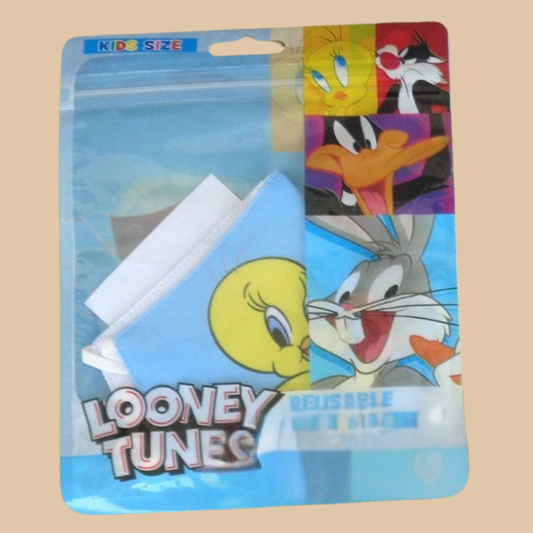 Adult Size Looney Tunes Blue Reusable Face Mask