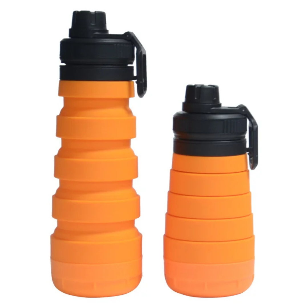 Collapsible Silicone Water Bottle Set – 750ml (4 Colors Assorted)