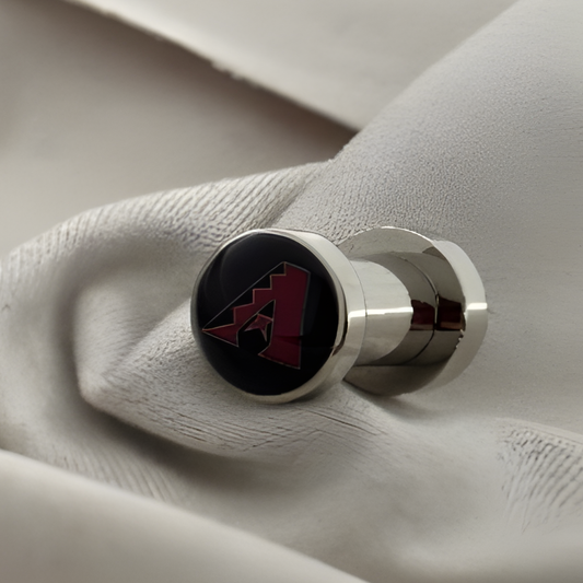 MLB Arizona Diamondbacks Screw-On Surgical Steel 2G Gauge 6mm Ear Plugs