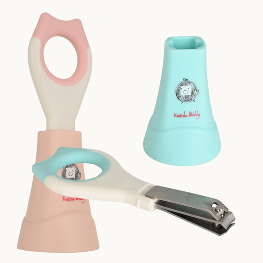 Baby Nail Clippers with Safety Catcher – Blue