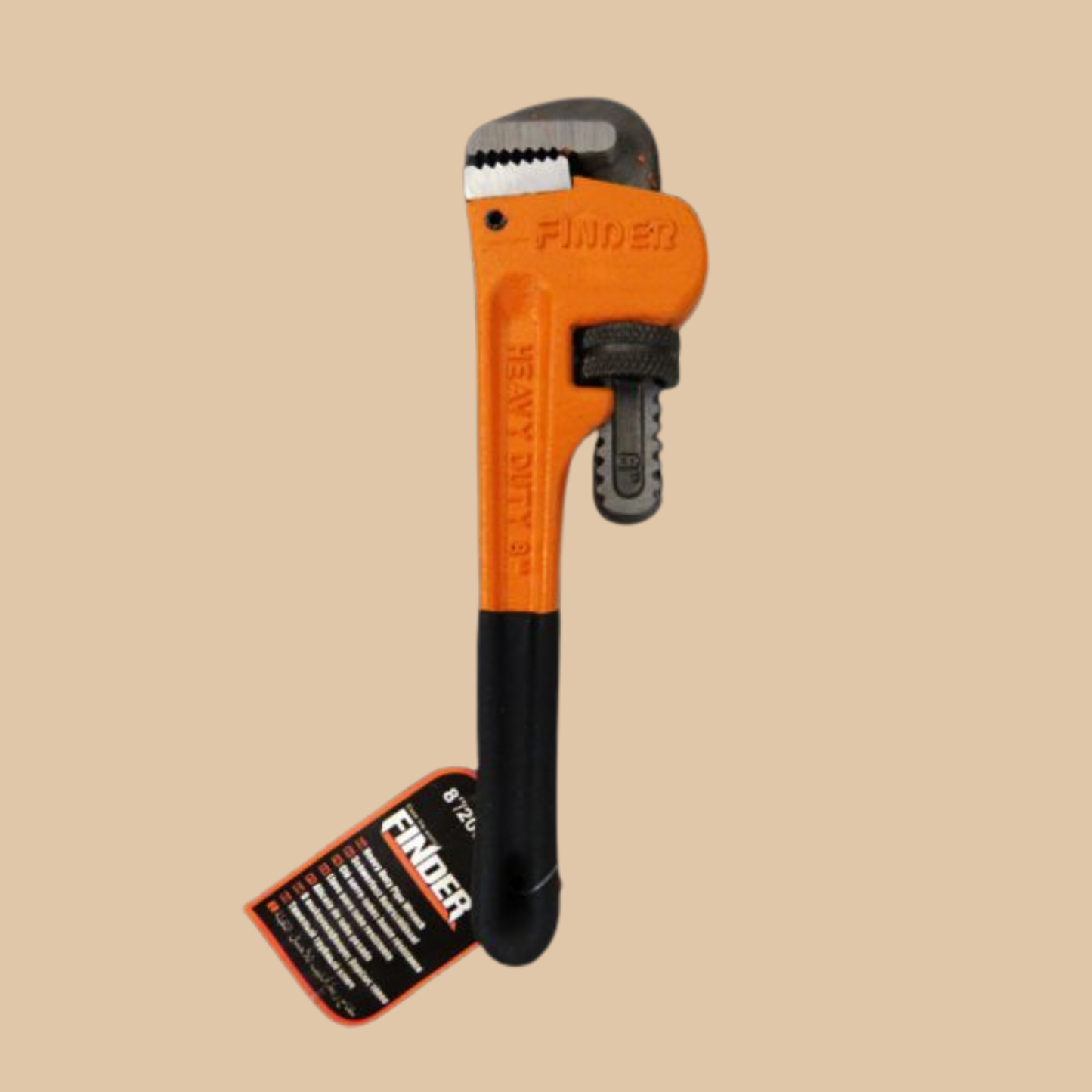 Heavy Duty Pipe Wrench 12" – Adjustable Grip
