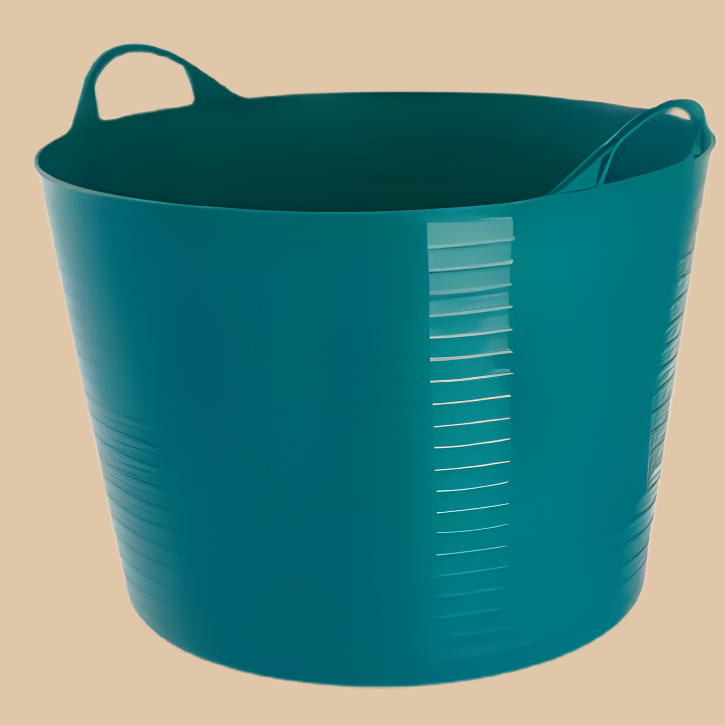 2-Handle Flexible Tub Turquoise 60L