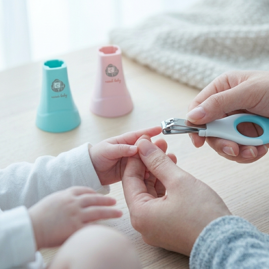 Baby Nail Clippers with Safety Catcher – Blue