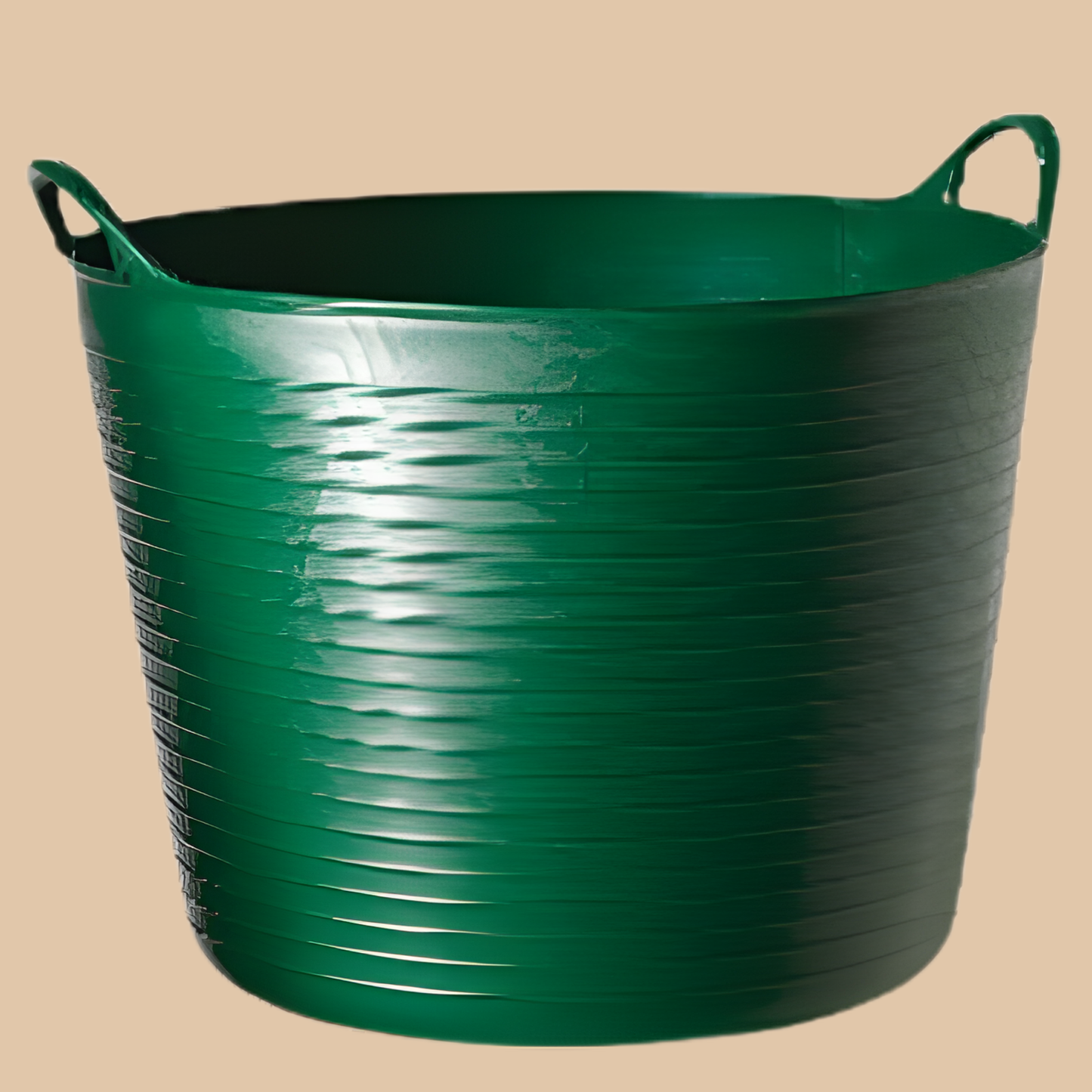 2-Handle Flexible Tub Medium Green 17L