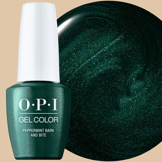 OPI Classic Nail Lacquer Peppermint Bark and Bite
