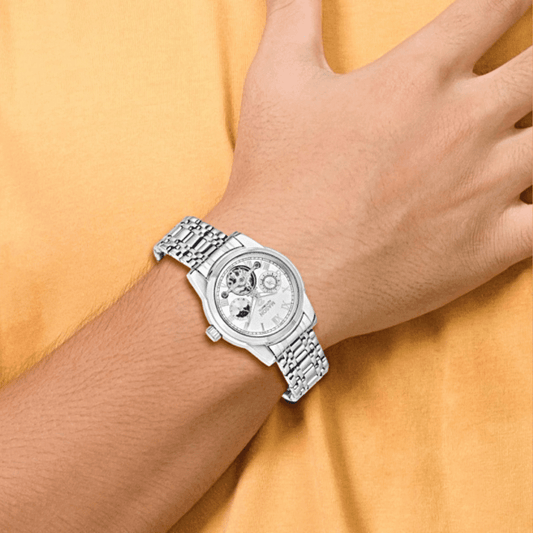 Mason Men’s Skeleton Movement Stainless Steel Watch – RJ-068 - COLO