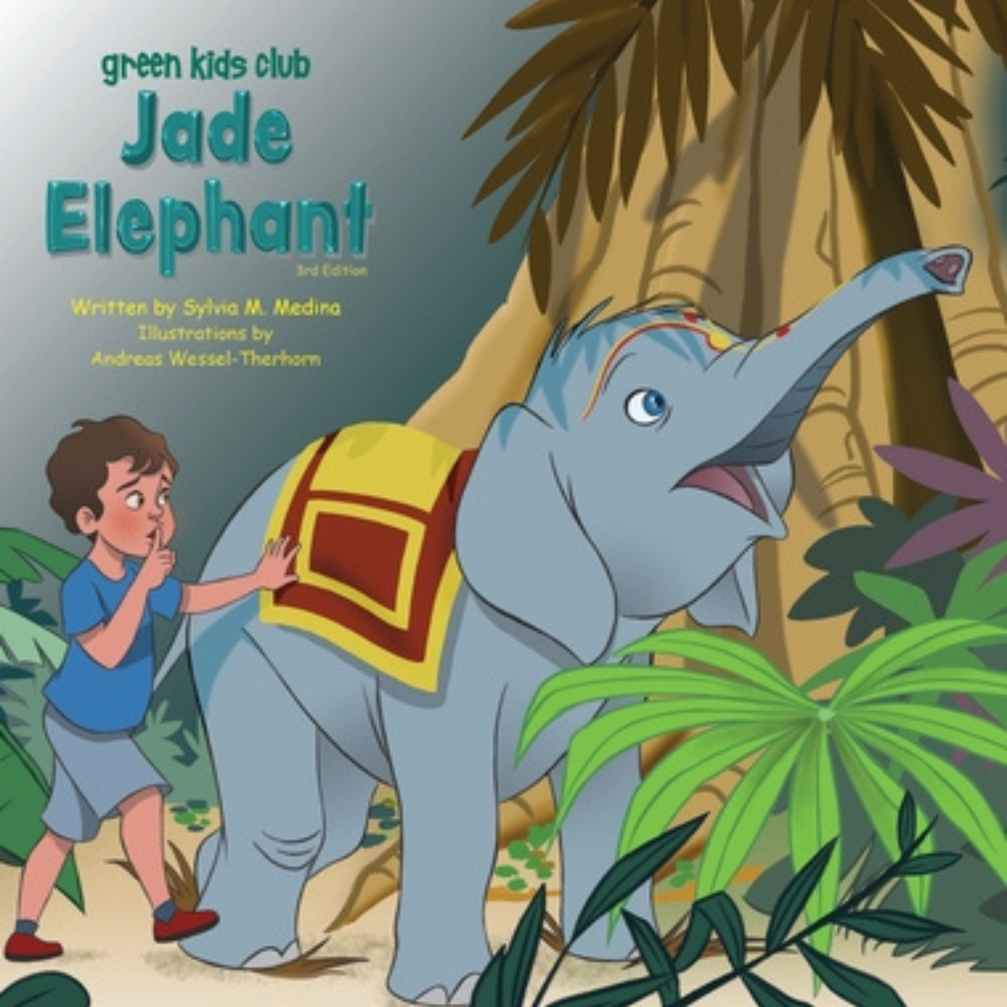 Green Kids Save the Elephants Story Book