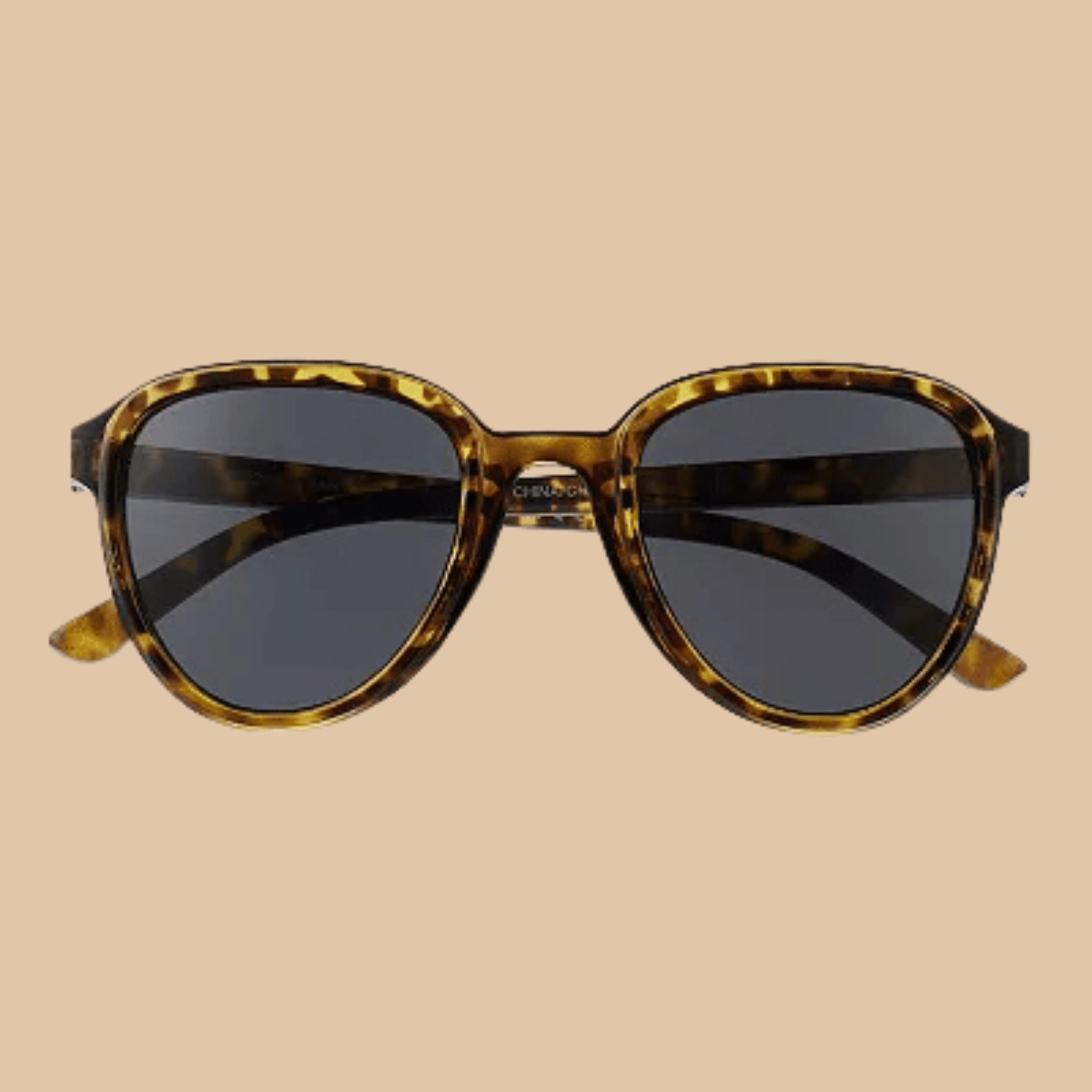 Women’s Cali Blue Beveled Round Sunglasses - COLO