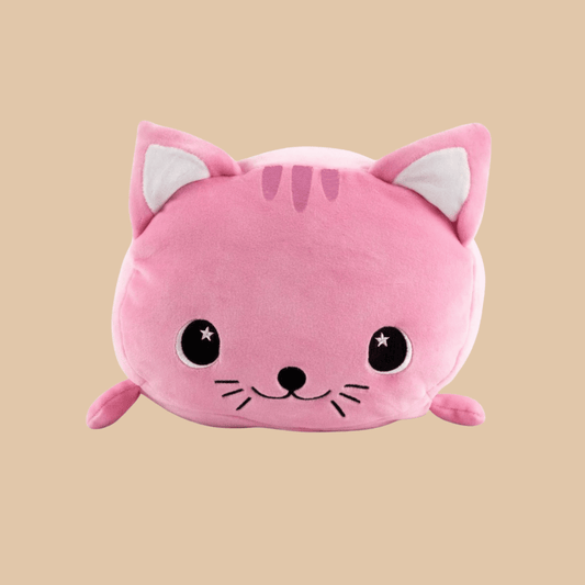 Squish Moosh Plush Sanitizer Holder Keychain Kandy Kat the Cat - COLO