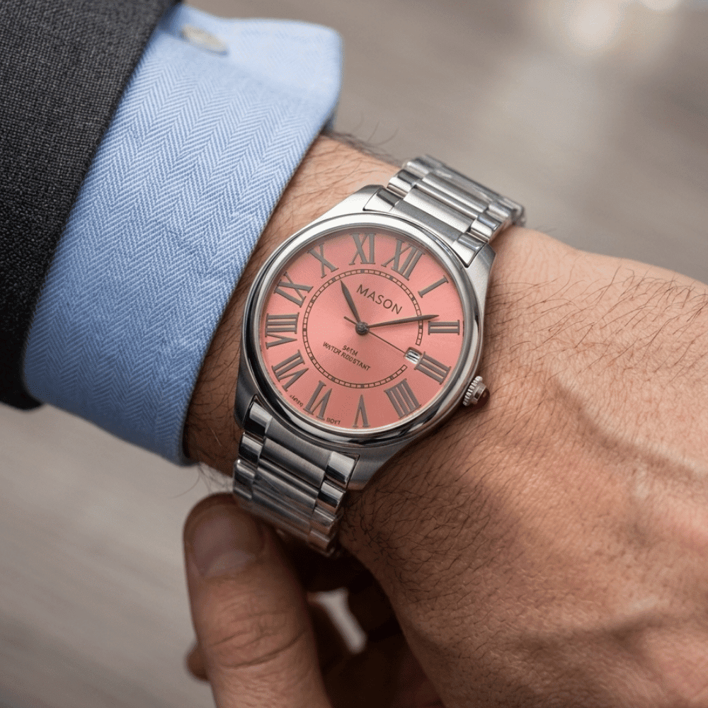Mason Luxury Stainless Steel Timepiece – Water Resistant RJ-239 - COLO