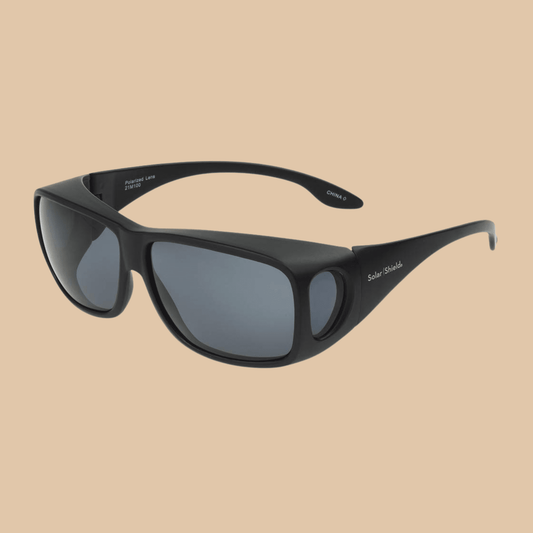 Dioptics Solar Shield Stone Fits-Over Sunglasses – Black 57mm - COLO