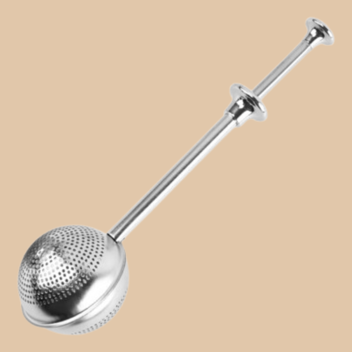 Long Handle Tea Ball Infuser Stainless Steel