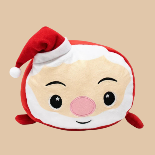 Moosh Moosh Santa Christmas Pillow Squishy Stuffed Plush 8" x 10"