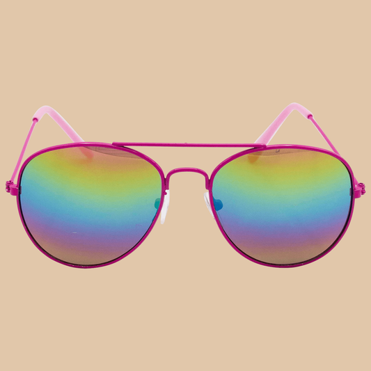 Girls Limited Too Pink Aviator Sunglasses - COLO