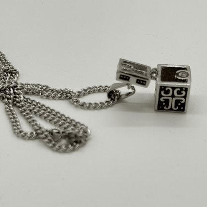 Artisan Reliquary Cube Pendant Necklace - COLO