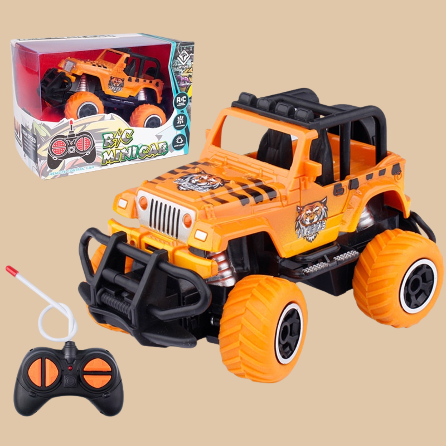 HST RC Mini Mix Jeep Tiger – Color Orange & Black
