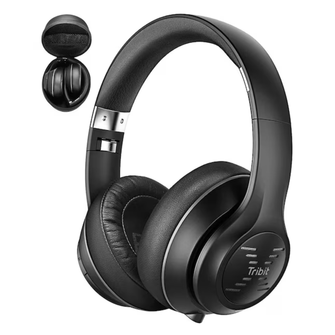 Tribit XFree Tune Bluetooth Over-Ear Headphones – 40H Playtime