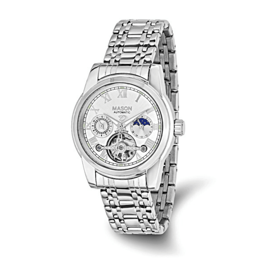 Mason Men’s Skeleton Movement Stainless Steel Watch – RJ-068 - COLO