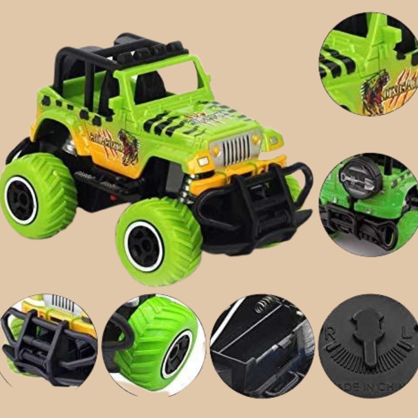 HST RC Mini Mix Jeep Tiger – Color Green & Black