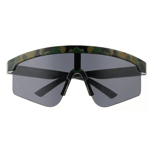 Men’s Cali Blue Patterned Plastic Shield Sunglasses - COLO