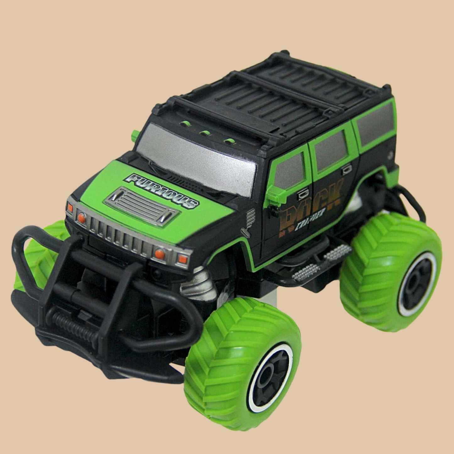 HST RC MINI MIX TRUCK FURIOUS, Remote Control Race Car COLOR GREEN AND BLACK