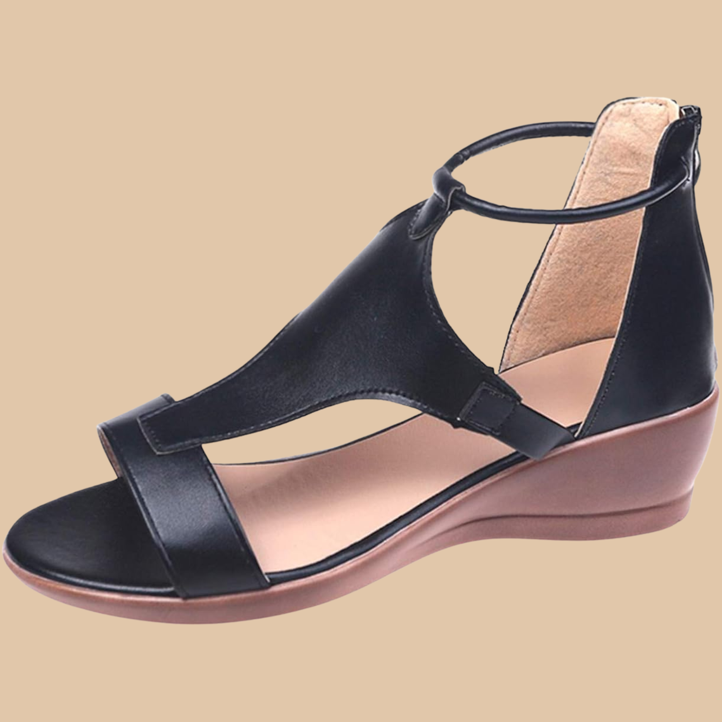 Women’s Hollow Wedge Sandals Size 10