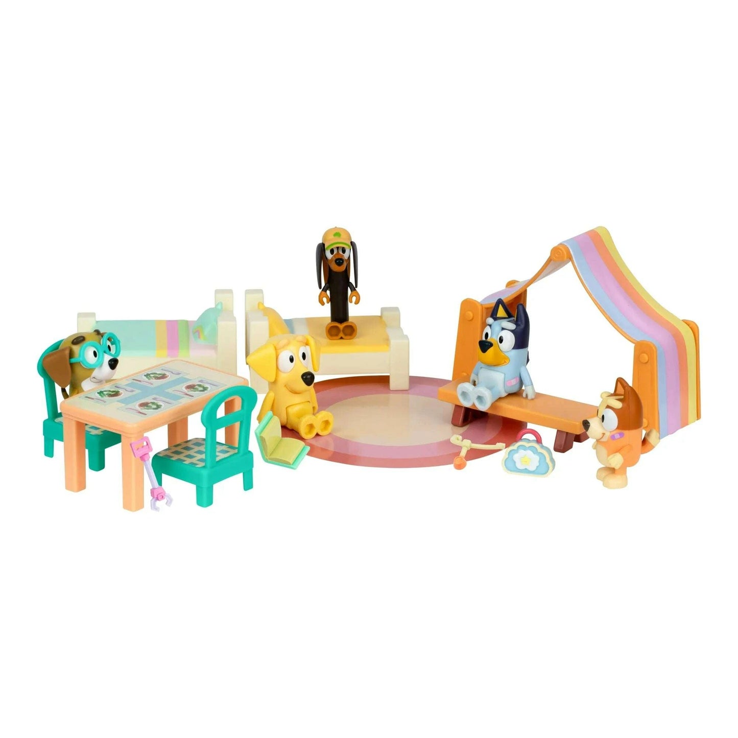 Bluey Playing Doctors Value Box, 5 Figures, 11 Accessories, and More, Ages 3+ - COLO