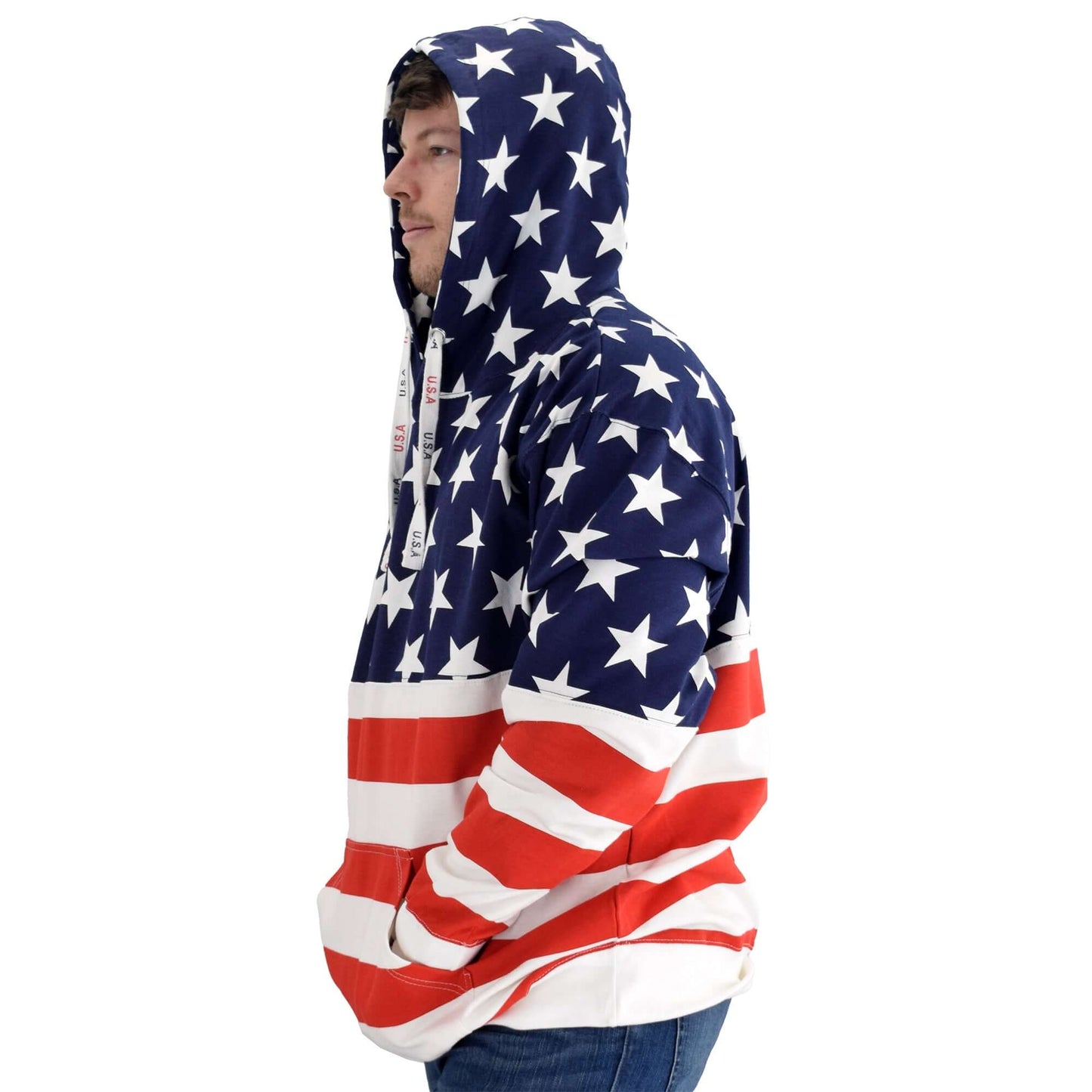 Men's Patriotic Stars Hoodie