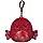 Squishmallows 3.5"" Clip-On Barella The Beta Fish, Small, Red