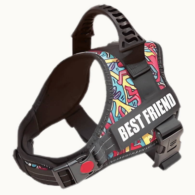 No Pull Service Dog Vest Harness Training Walking V1 - COLO