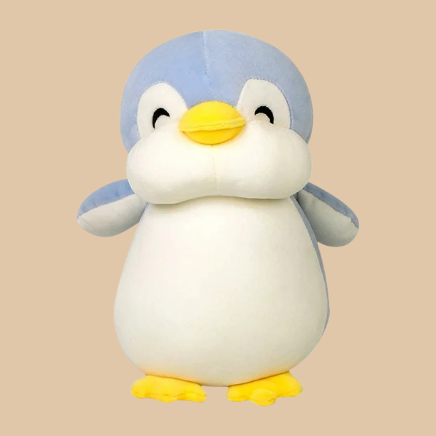 Blue, Yellow & White Penguin Plush Toy – Soft Stuffed Animal 15"