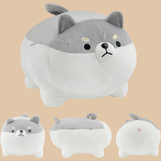 Shiba Inu Plush Dog Pillow – Kawaii Corgi Stuffed Animal Toy