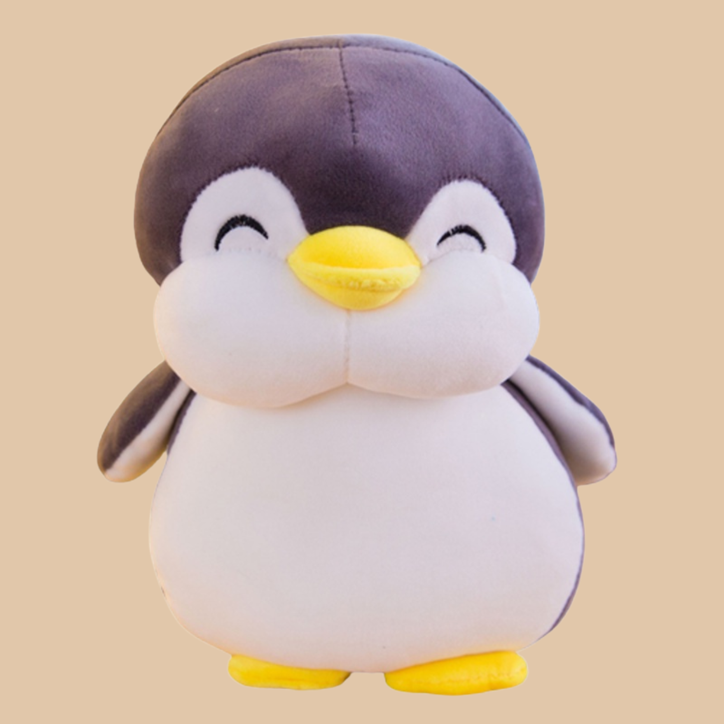 Black, Yellow & White Penguin Plush Toy – Soft Stuffed Animal 15"
